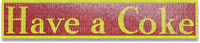 soave deco  text coca cola red  yellow - Free PNG