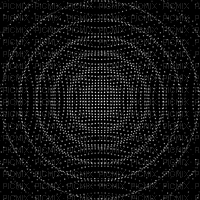 blanc noir cercle rond effet