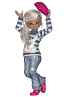 winter cookie doll - png gratuito