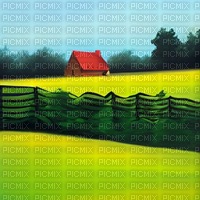Field with Cottage - bezmaksas png