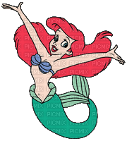 Arielle Ariel Mermaid - GIF เคลื่อนไหวฟรี