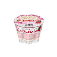 strawberry pudding - 無料png