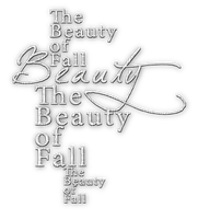 soave text autumn beauty fall white - фрее пнг