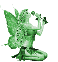 Y.A.M._Fantasy fairy green - 免费动画 GIF