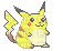 Pikachu happy kawaii Pokémon pixel - GIF animado gratis