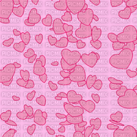 Pink Hearts Background - GIF animé gratuit
