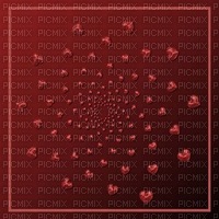 minou-bg-frame-red-hearts - Free PNG