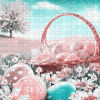 soave background animated easter eggs - GIF animate gratis