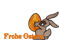 frohe ostern - Ingyenes animált GIF