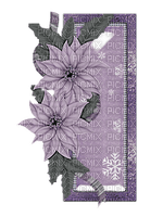 Kaz_Creations Alphabets Christmas Purple  Letter I - png gratis
