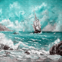 soave background animated summer vintage sea - GIF เคลื่อนไหวฟรี