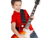 Kaz_Creations Baby Enfant Child  Playing Guitar - png grátis