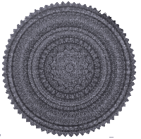 Mandala, glitter, grey, black gif - Darmowy animowany GIF