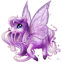 purple pony - zdarma png