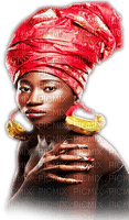 soave woman  africa  yellow brown pink - PNG gratuit