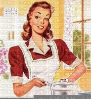 Vintage Hausfrau - kostenlos png