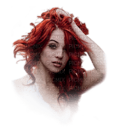 girl with red hair - PNG gratuit