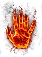 Fire Hand 2 - png gratis