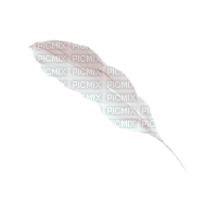 kikkapink deco scrap white feather - 免费PNG