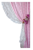 Curtain.Rideau.Pink.cortina.Victoriabea - PNG gratuit
