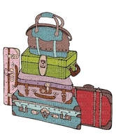 Kaz_Creations Luggage - PNG gratuit