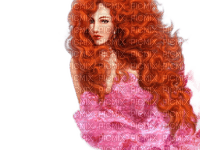 Lady with red hair