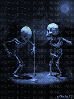 Moviendo el esqueleto - Animovaný GIF zadarmo