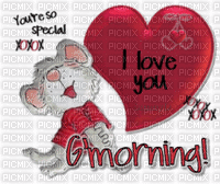 Good Morning I love You this much so great - Ingyenes animált GIF