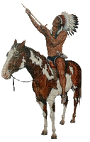 indianin na koniu