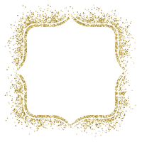 Gold Glitter Frame-Rm - png gratuito