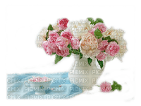 Vase with flowers_ Vase avec des fleurs - 免费PNG