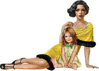 Mother and daughter. Leila - gratis png