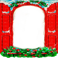Y.A.M._New year Christmas window - kostenlos png