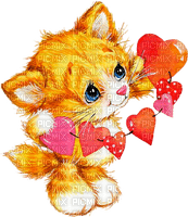 Y.A.M._Valentine little animals cat - δωρεάν png