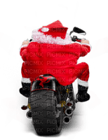 Santa motorbike bp - ingyenes png