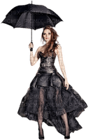 woman with umbrella bp - 無料png