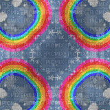 Bright rainbow 🌈 Backround - Nemokamas animacinis gif