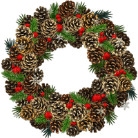 Kaz_Creations Christmas Deco Wreath - png ฟรี