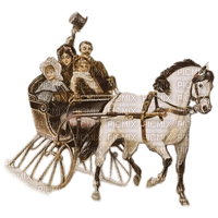 trineo de caballos dubravka4 - darmowe png