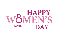 Happy Women's day.8 March.Text.gif.Victoriabea - 無料のアニメーション GIF