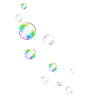 радужные пузыри - PNG gratuit