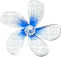 Flower.Pearl.Blue.White - zadarmo png