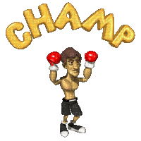Champion - GIF animado grátis