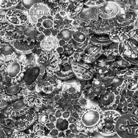 Y.A.M._Vintage jewelry backgrounds black-white - Free animated GIF