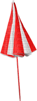 soave deco summer beach umbrella red - Free PNG
