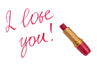 Kaz_Creations  Valentine Love Deco Text I Love You - PNG gratuit