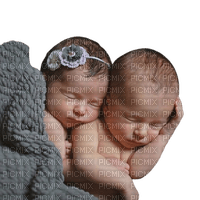 bébé jumeaux - png ฟรี