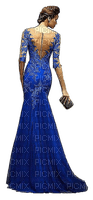 Girl.Fille.Femme.Woman.Blue.Chica.Victoriabea - Free PNG