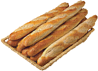 Baguettes de pain - GIF animé gratuit