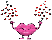 KISSES - Animovaný GIF zadarmo